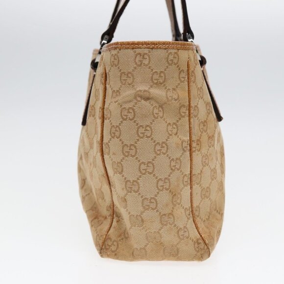 GUCCI GG Canvas Tote Bag Beige 113019 3444 Auth 85129 - Picture 5 of 16